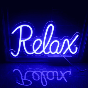 Products: Relax Neon Sign Neon Hub NZ