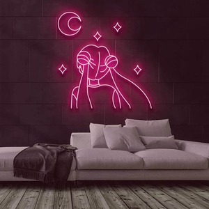 Products: Usagi Moon Neon Sign