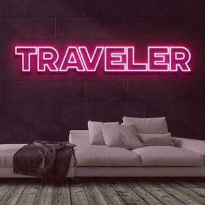 Products: Traveler Neon Sign