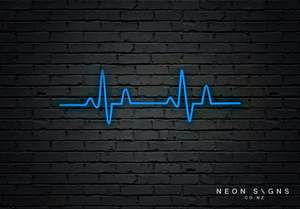 Heartbeat LED Neon Sign