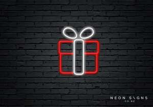 Gift Box LED Neon Sign