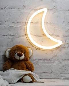 Home Decor Neon Signs: Moon - LED Neon Sign