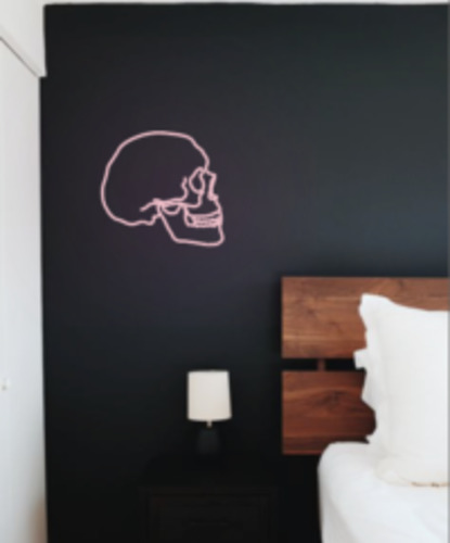 Skull - Basketball LED Neon Sign for your workplace