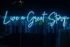 Products: Live a great story - Live a great story Neon Sign