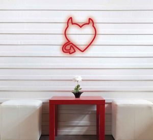 Devil Heart - Devil Heart Neon Sign
