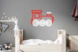 Products: Red Train - Train Neon Sign