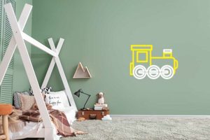 Products: Yellow Train - Yellow Train Neon Sign