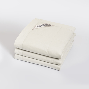 Baksana Luxury Espresso Blanket Alabaster