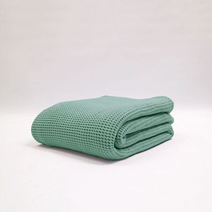 Baksana New Bliss Stonewashed Teal Throws, Blankets & Optional Eurocases (Pair)