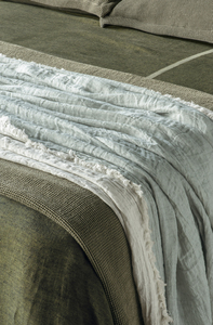 Bianca Lorenne Leggera Pale Ocean Throw-Blanket