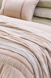 Bianca Lorenne Leggera Pink Clay Throw-Blanket