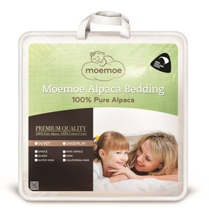 MoeMoe 100 Percent Pure Alpaca Mattress Topper-Underlay 450gm