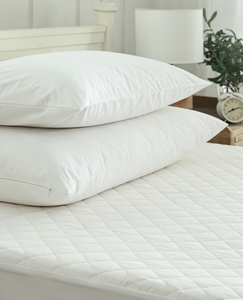 MM Linen Pure Essentials Quilted Mattress Protector 100 percent cotton
