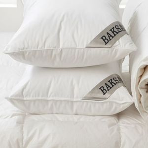 Baksana 50-50 White Hungarian White Duck Down and Feather - Euro Pillow