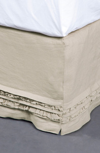 Bianca Lorenne Rafelle Linen Valance Natural