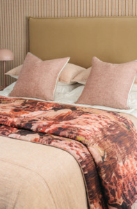 Bianca Lorenne Floresta Merlot Comforter Optional Matching Extras