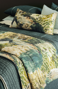 Products: Bianca Lorenne Floresta Verde Comforter Optional Matching Extras