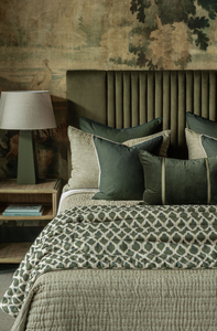 Bianca Lorenne Kasumi Verde/Teal Comforter Luxury Linen Comforter NZ