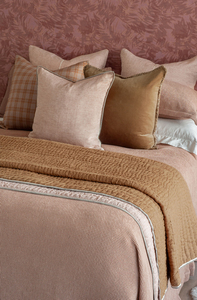 Bianca Lorenne Appetto Nutmeg Coverlet Luxury Linen Coverlet NZ