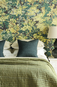 Bianca Lorenne Appetto Verde Coverlet Luxury Linen Coverlet NZ