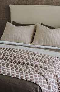 Bianca Lorenne Kasumi Rosewood/Cocoa Comforter Luxury Linen Comforter NZ