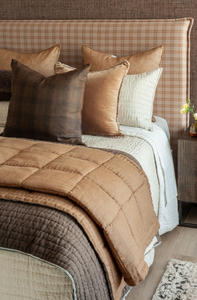 Bianca Lorenne Yosumi Nutmeg Comforter Luxury Linen Comforter NZ