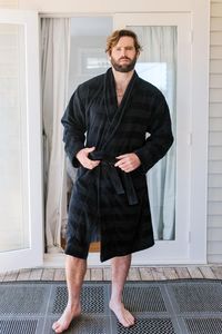 Baksana Aiden Bathrobe Black
