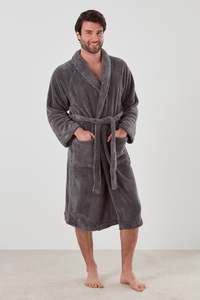 Baksana Manor Robe Gunmetal
