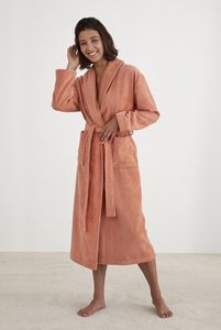 Baksana Freya Robe Salmon