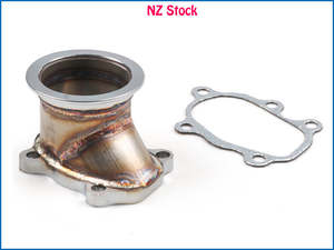 Turbos Parts: Turbo Down Pipe to 2.5"/ 63mm V band Flange Adapter For GT25 GT28 T28 T25