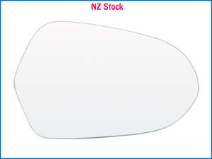 Heated Right Driver Side Wing Mirror Glass for Audi A6 2012-2018