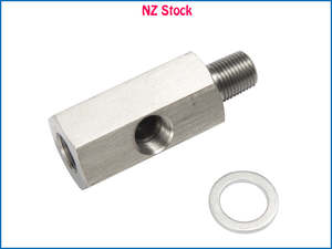 Fuel Systems 1: NPT Fitting Male to Female 1/8" to M10 x 1.0 Adapter