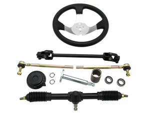 150cc Go Kart Steering Wheel Tie Rod Rack Set
