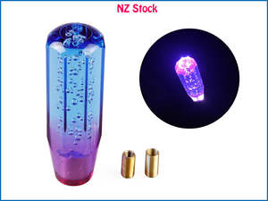 Short Shifters Shift Knobs Parts: Bubble Crystal Gear Shift Knob w/ LED Light