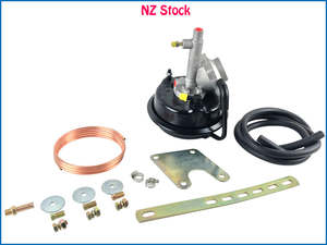 Brakes Brake Parts: VH44 Remote Brake Booster + Bracket Mounting Kit - 4 wheel Drum Brake Models