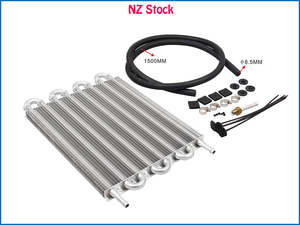 Radiators Cooling Systems: 8 Row Remote Transmission Oil Cooler, Auto-Manual Radiator Converter Kit