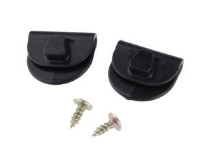 Batteries Parts: 2pcs Left Side Battery Cover Clips for Harley Sportster XL 883 1200 48 72