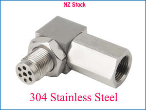 Exhaust: Oxygen Sensor Extender, 90 Degree 02 Bung Extension M18 X 1.5