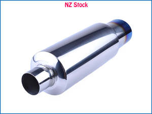 Exhaust: Burnt Tip Muffler Exhaust 2" to 3"