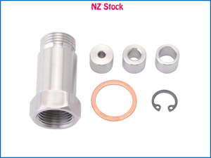 Exhaust: O2 Bung Extension, Oxygen Sensor Extender Spacer M18 x 1.5