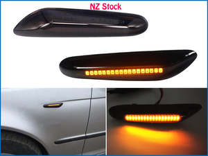 Bmw Parts: 2 x Side Marker Indicator Turn Signal Light for BMW E90 E92 E60 E87 E82 E-Marked