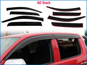 Toyota: Window Visor Weather Shields Weathershields for Toyota Hilux Dual Cab 2005-2015
