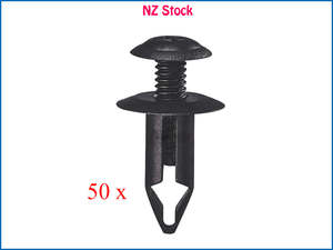 Ford: 50pcs Scrivet Clips 6mm for Ford Falcon AU BA BF FG Territory SX SY SZ