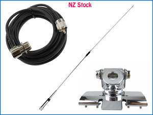 Exterior: Antenna +  Mobile Antenna Car Mount + 5m Cable