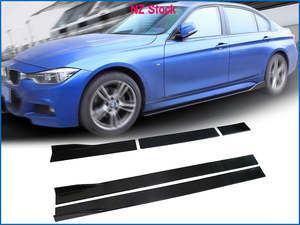 Exterior: Universal Car Side Skirt Extension Rocker Panel Lip Splitter Bumper