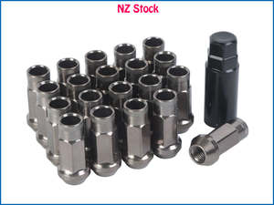 M12x1.5 Wheel Nuts Lug Nuts for Toyota Honda Mazda Mitsubishi and More