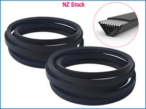 2 x Deck Belt for 42" Cut John Deere & Sabre Ride on Mowers GX20072 GY20570