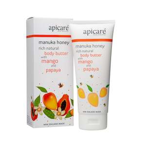 Apicare: Apicare Manuka Honey Rich Natural Body Butter with Mango & Papaya