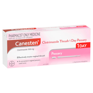 Canesten: Canesten Clotrimazole Thrush Treatment 1 Day Pessary