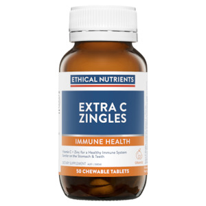 Ethical Nutrients Extra C Zingles - Orange Flavour
